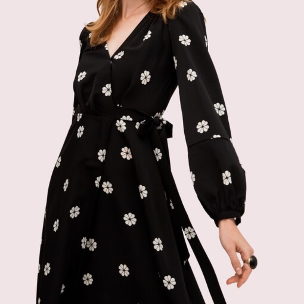 Designer, Kate Spade Dress in Clover Toss, Size 00; Pre-owned